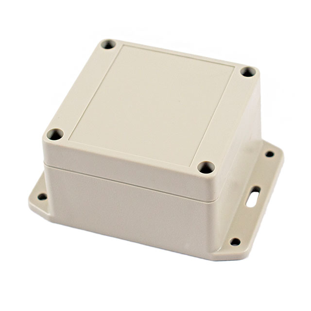 BOX ABS GRAY 4.53"L X 3.28"W