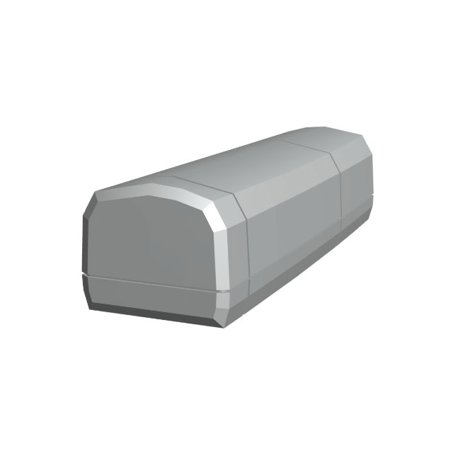 BOX ABS WHITE 3"L X 1.27"W