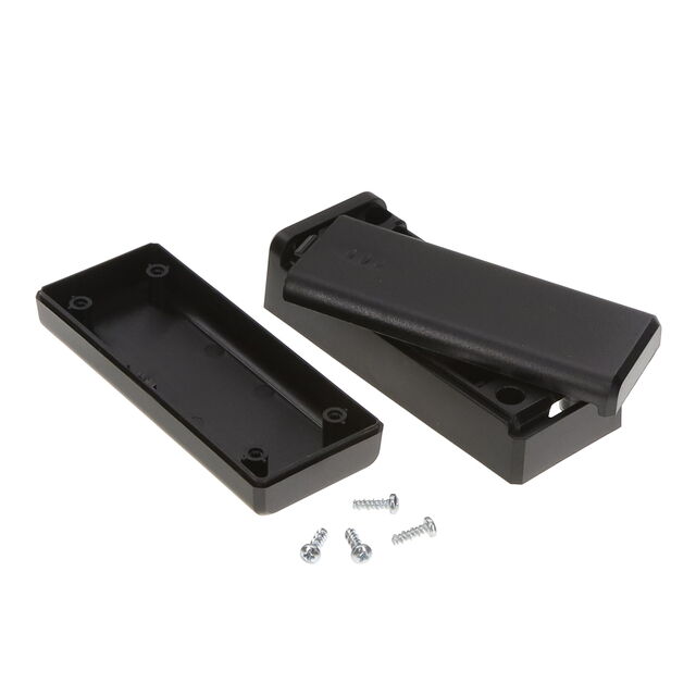 BOX ABS BLACK 3.6"L X 1.44"W