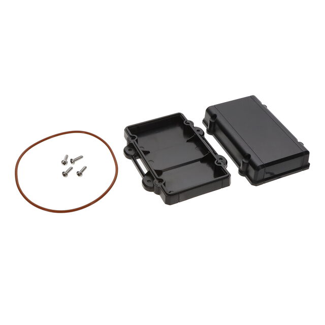 BOX ABS BLACK 4.54"L X 3.02"W