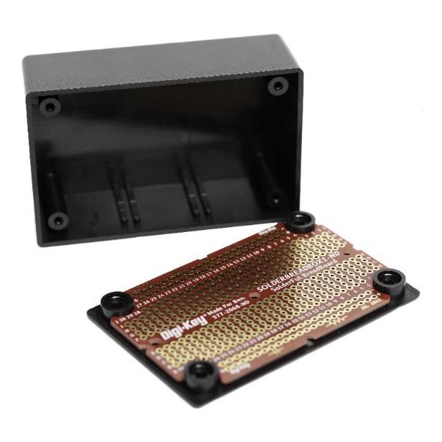 BOX ABS BLACK 3.27"L X 2.13"W