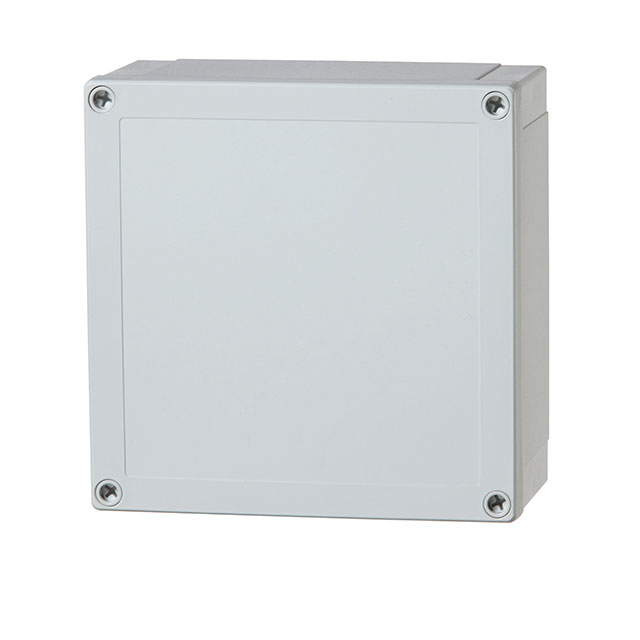 BOX PLAS LGT GRY 5.1"L X 5.1"W