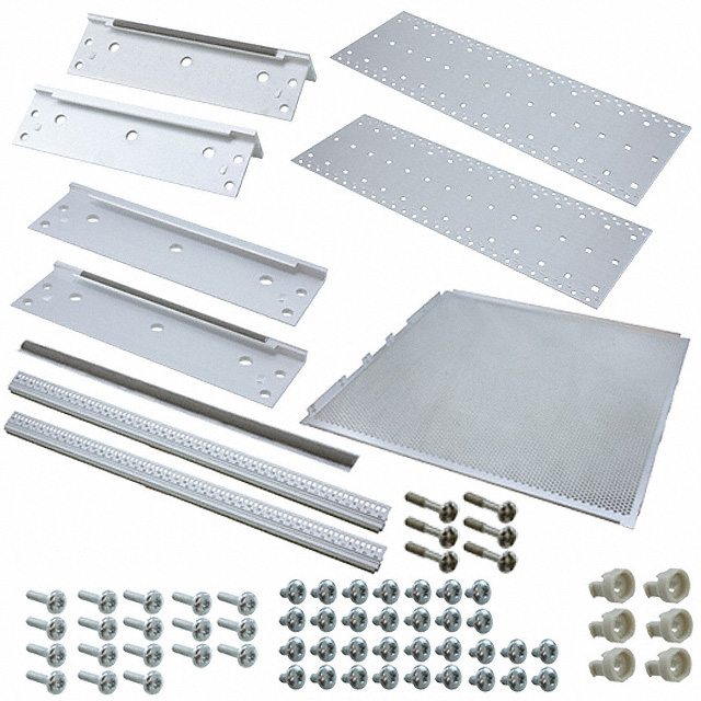 SUBRACK KIT ALUM 16.339X16.8