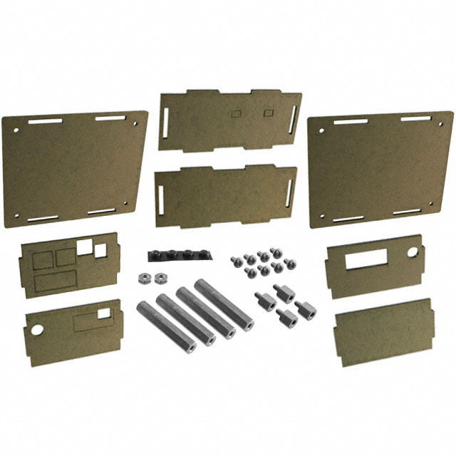 CASE PLASTICBLK 4.500"LX3.500"W