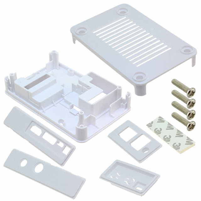 CASE ABS WHITE 4.252"LX2.756"W