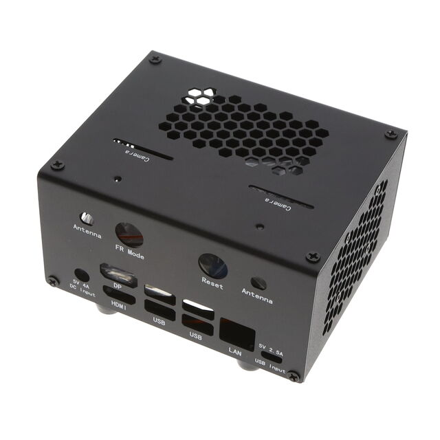 CASE ALUM BLK 4.650"LX3.310"W