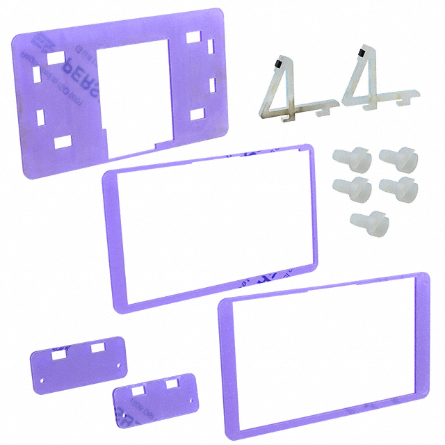 CASE PLASTIC ACRYLIC PURPLE