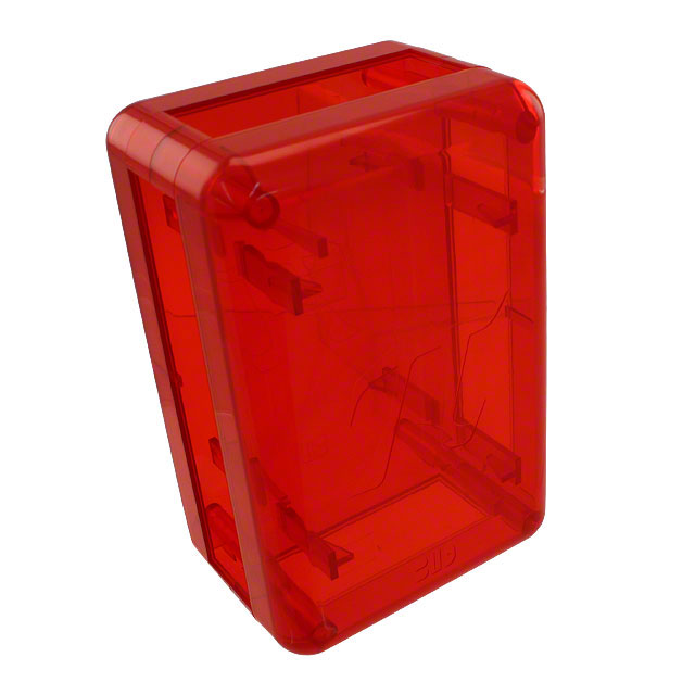 CASE ABS TRAN RED 5.118"LX3.35"W
