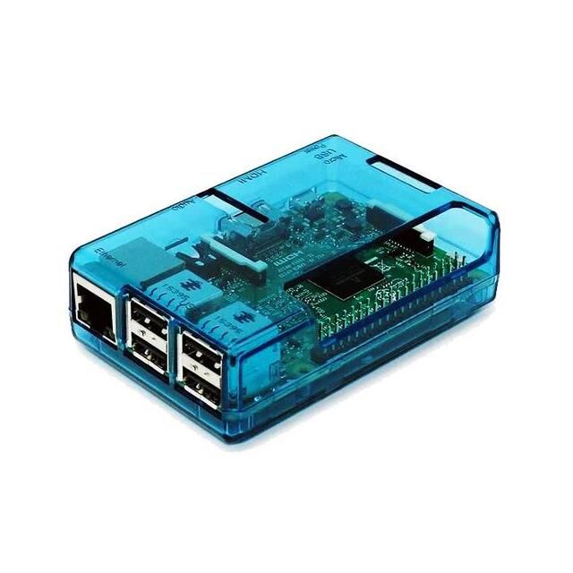 BLUE TRANSPARENT OPEN CASE FOR