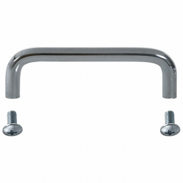 HANDLE STEEL/CHROME MTG CTR 4"