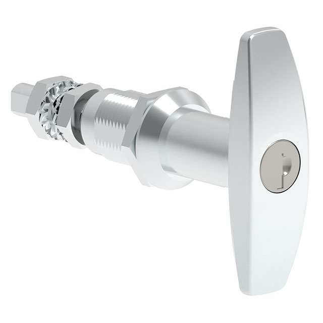 T-HANDLE COMPRESS LOCK PNL ZAMAK