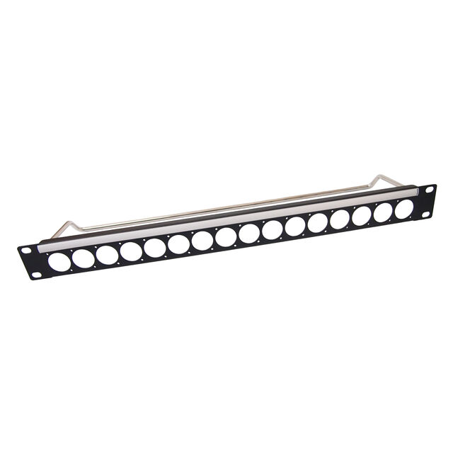 1U X 16 PANEL ASSY PLAIN HOLES