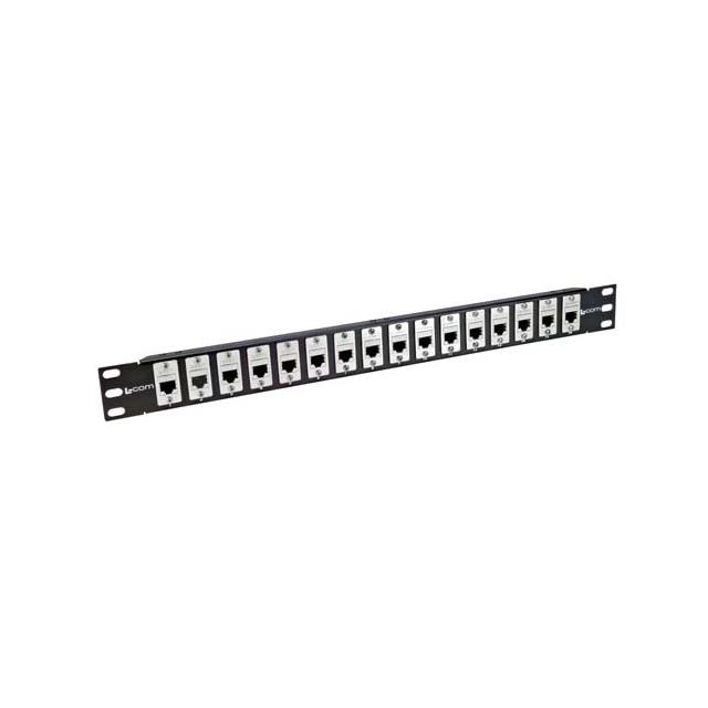 PNL1U RACK W/16 C6A SHLD CPL