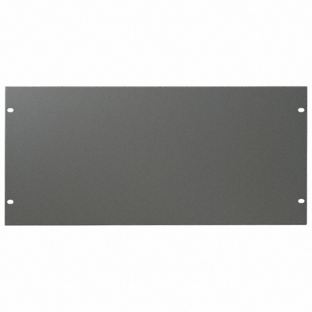 PANEL ALUMINUM 19" METALLIC GRAY