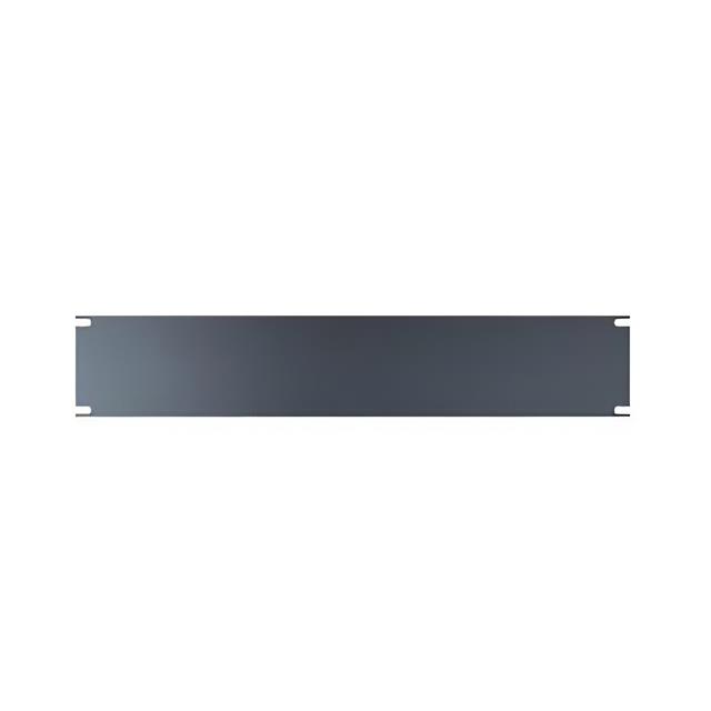 2U FLAT STEEL RACK PANEL
