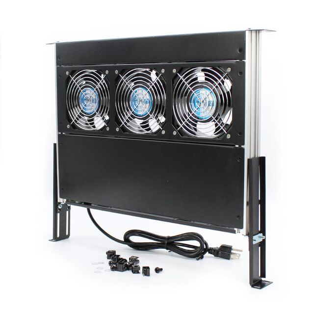 3 FAN TRAY DC 12V 330CFM SHORT