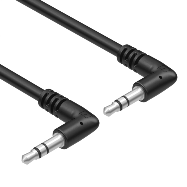 CBL 3.5MM R/A M-M 28AWG SHLD