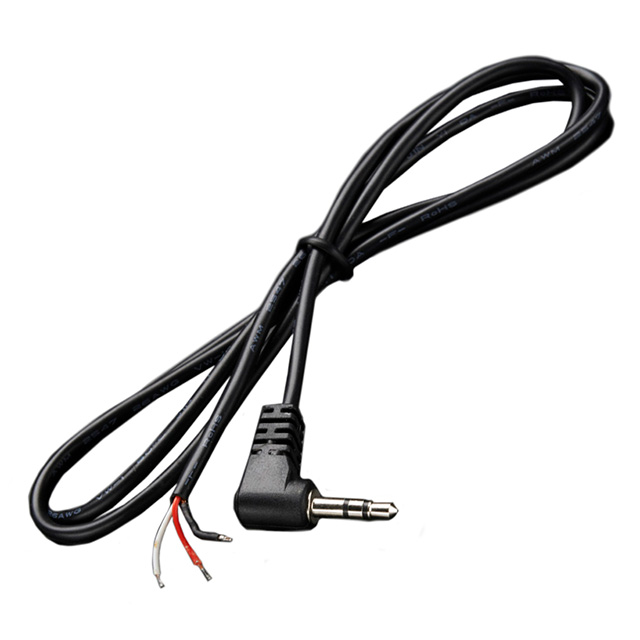RIGHT-ANGLE 3.5MM STEREO PLUG TO