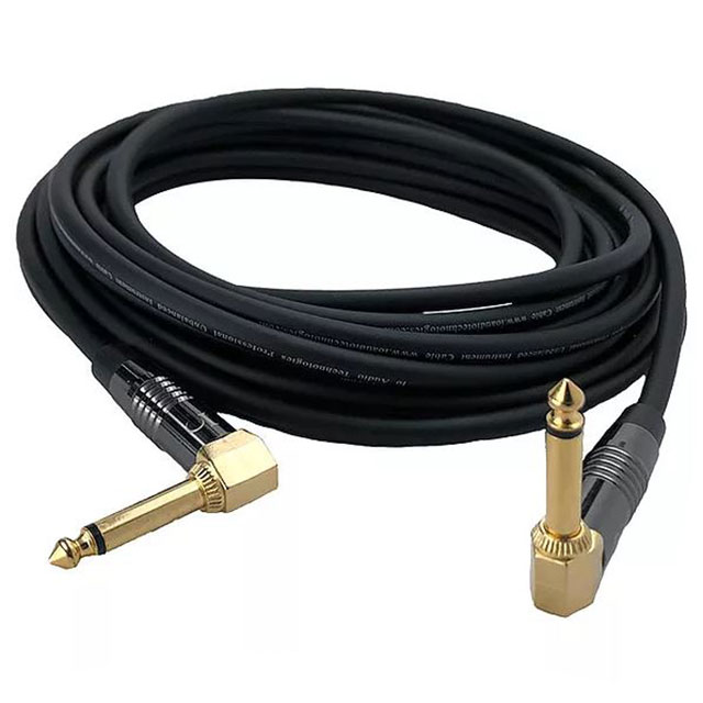 CABLE CHR/GOLD 90 CONN MONO 15'