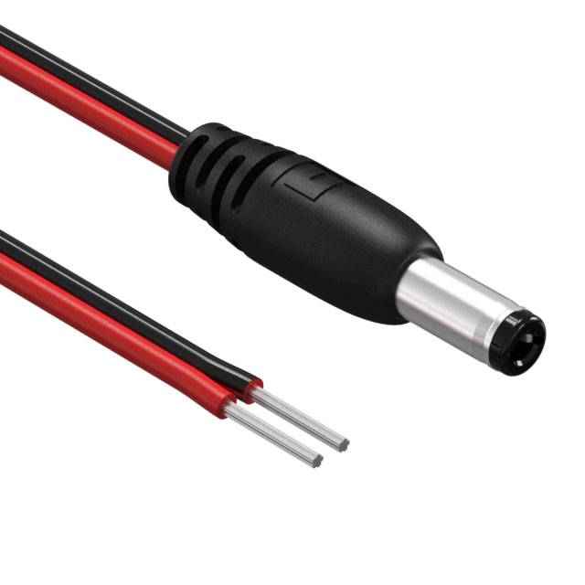 CBL ASSY 2.1MM PLG-CBL FLAT 6'
