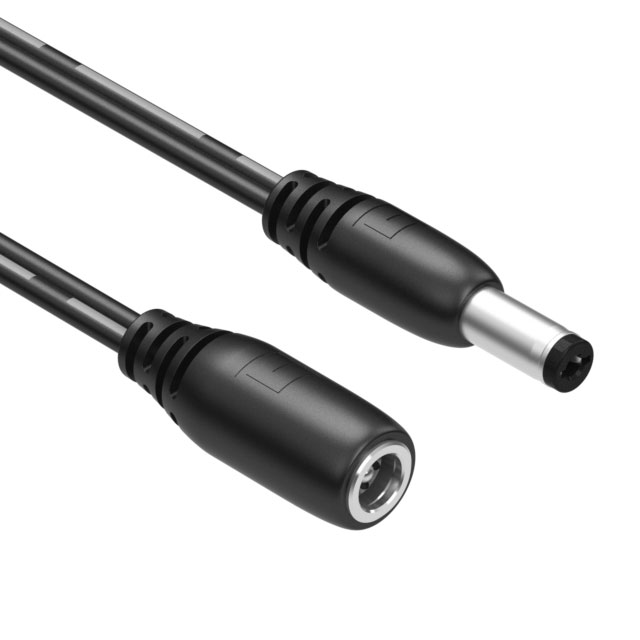 CBL ASSY 2.1MM JACK-PLG FLAT 20'