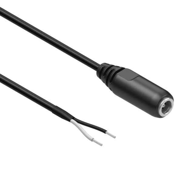 CBL ASSY 2.1MM JACK-CBL RND 6'