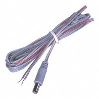 CBL ASSY 2.1MM PLG-CBL FLAT 6'