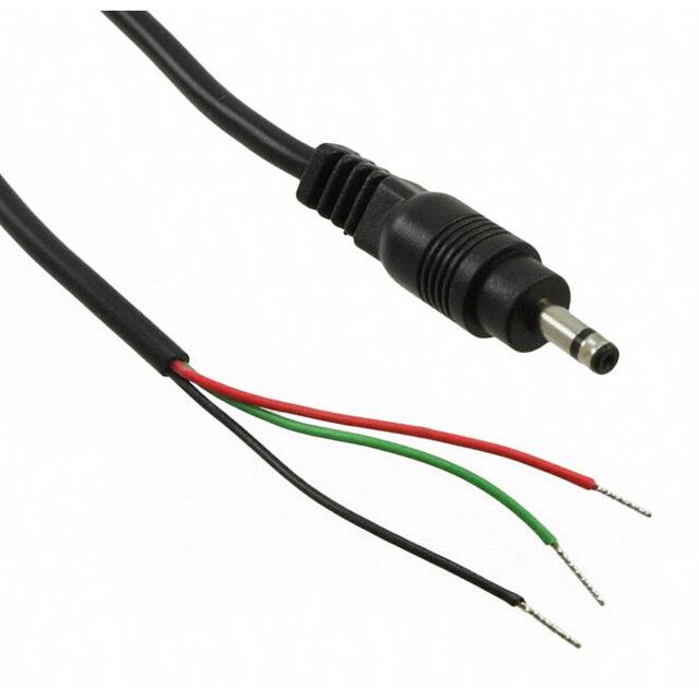 CBL ASSY 0.9MM PLUG-CBL RND 6'