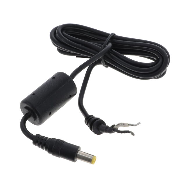 CBL ASSY 2.1MM PLUG-CBL RND 6'