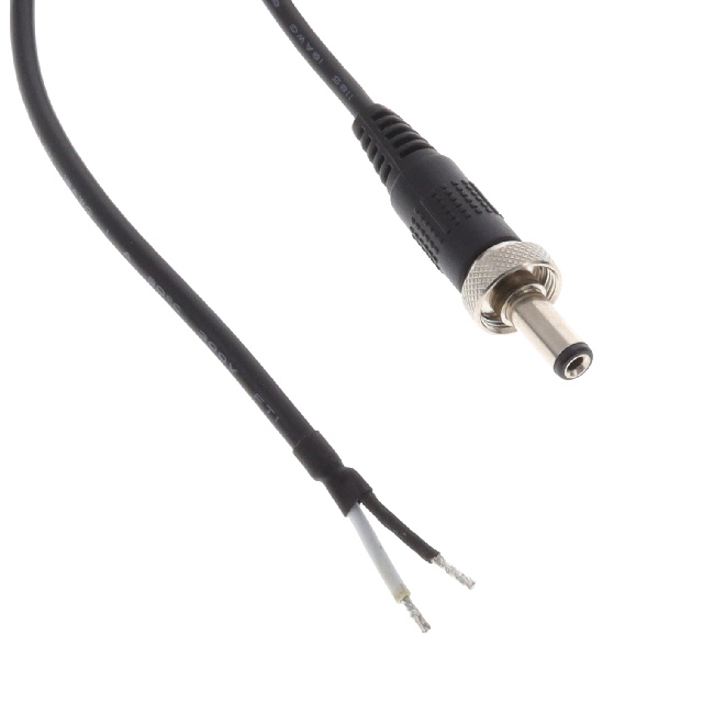 CBL ASSY 2.1MM PLUG-CBL RND 6.6'