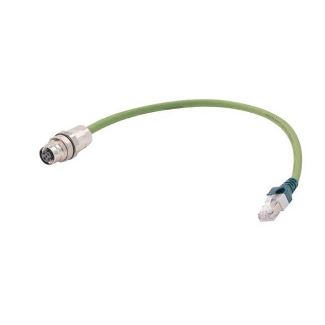 M12 D-COD PFT F - RJ45 PUR 1.0M