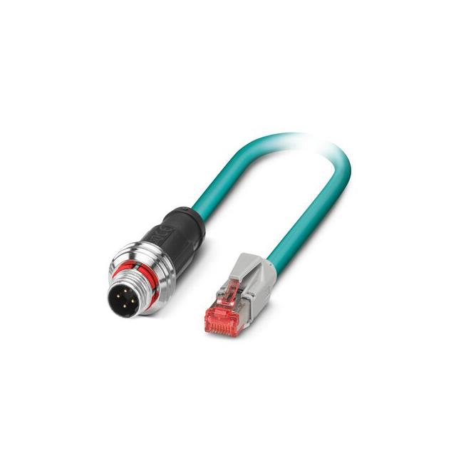 CBL 4POS M12 MALE TO RJ45 PLUG 1