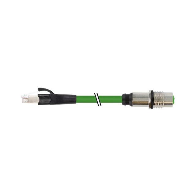 M12 FEM. RECEPT. X-COD. / RJ45 M
