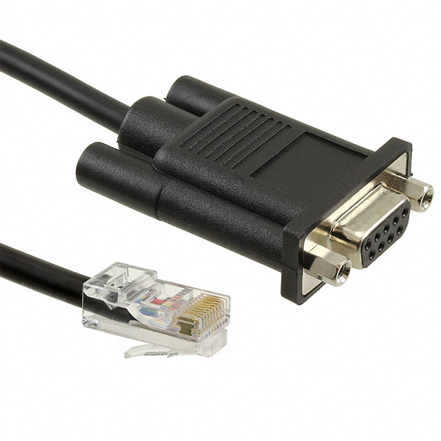 CBL ASSY D-SUB 9P F TO RJ45 2'