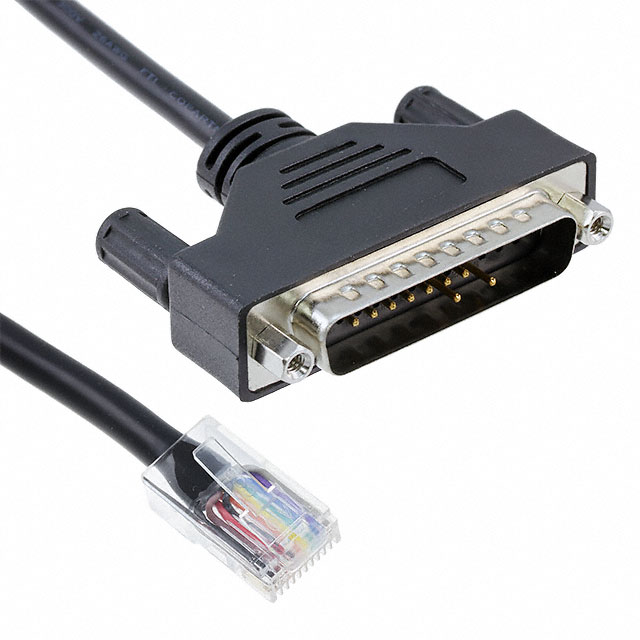CBL ASSY D-SUB 25P M TO RJ45 4'