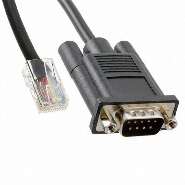 CBL ASSY D-SUB 9P M TO RJ45 2'
