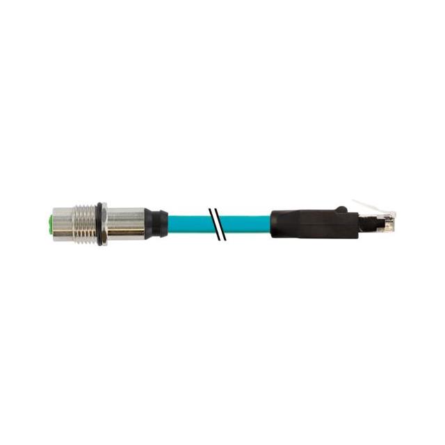 M12 FEM. RECEPT. X-COD. / RJ45 M