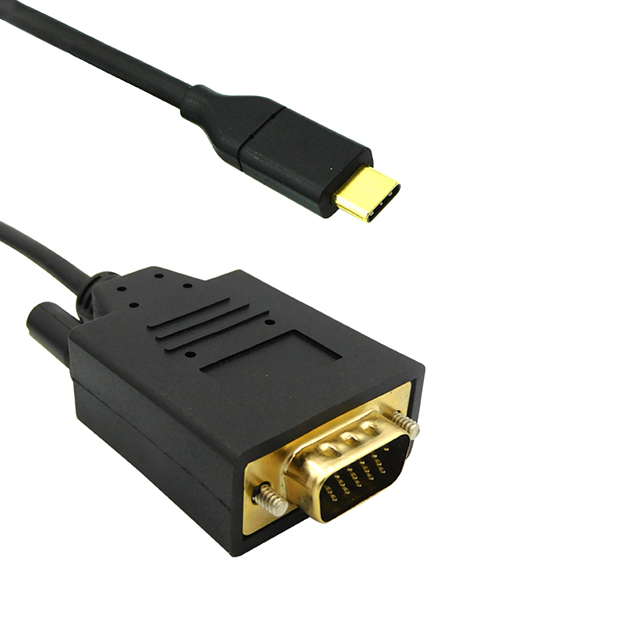 CBL ASSY USB-C M-DSUB 15P F 3'