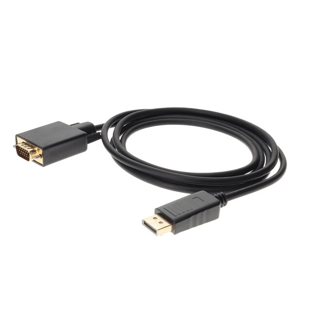 6FT DISPLAYPORT 1.2 MALE TO VGA