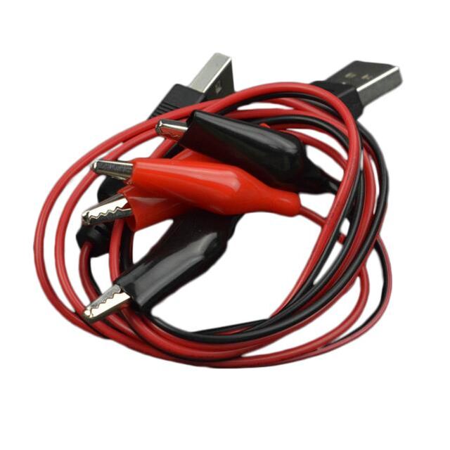 CBL ASSY USB M-GATOR CLIP 1.64'