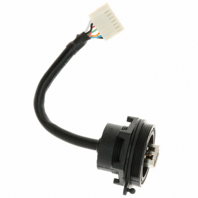 CBL ASSY 6P RCP-RECT 7P PL 0.48'