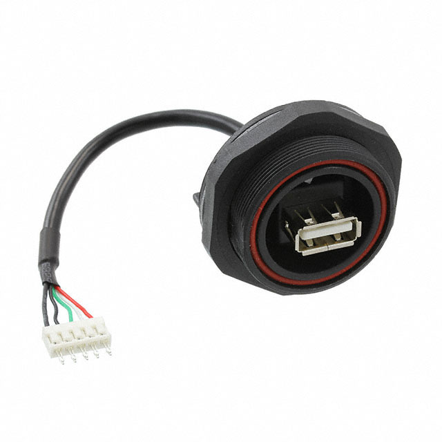 CBL ASSY USB F-RECT 5P HDR 0.45'