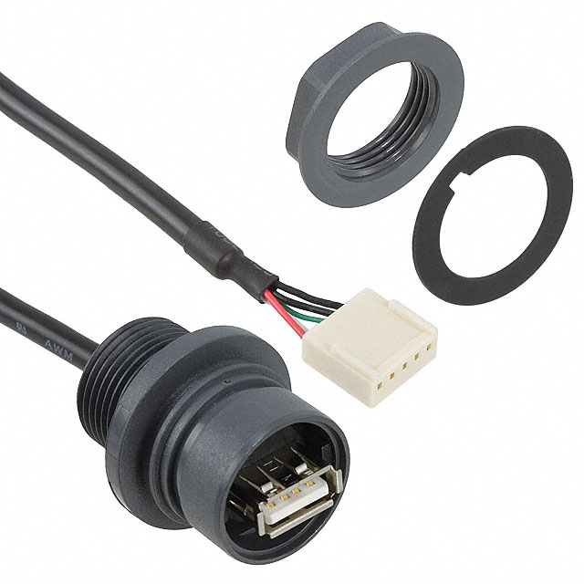 CBL ASY USB M-RECT 5P RCP 0.41'