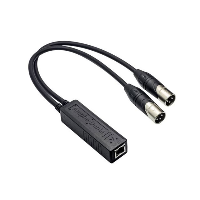 CBL ASSY DL XLR M TO RJ45 1.64'