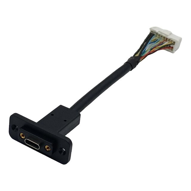CBL ASSY 20P SKT-USB F JK 0.49'