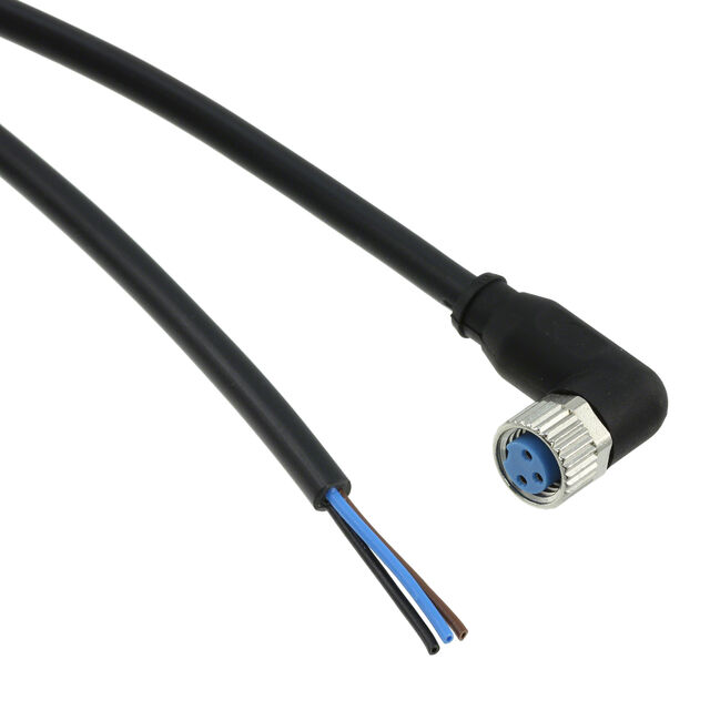 Cables 3pos PUR 1.5m M8 agl sckt