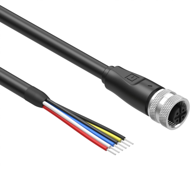 CIRC CBL 5POS RCPT TO WIRE 4.92'