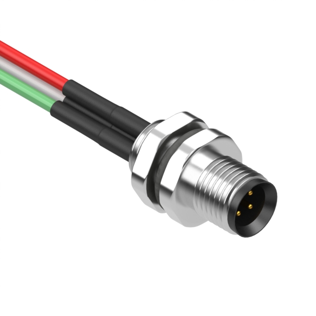 CIRC CBL 3POS PLUG TO WIRE 1'