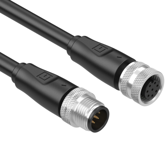 CIRC CBL 8POS PLUG TO RCPT 1.64'