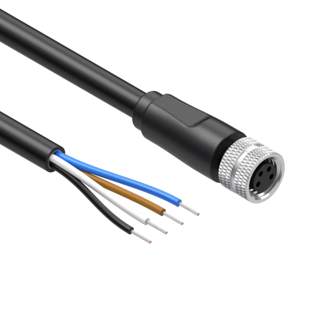 CIRC CBL 4POS RCPT TO WIRE 4.92'